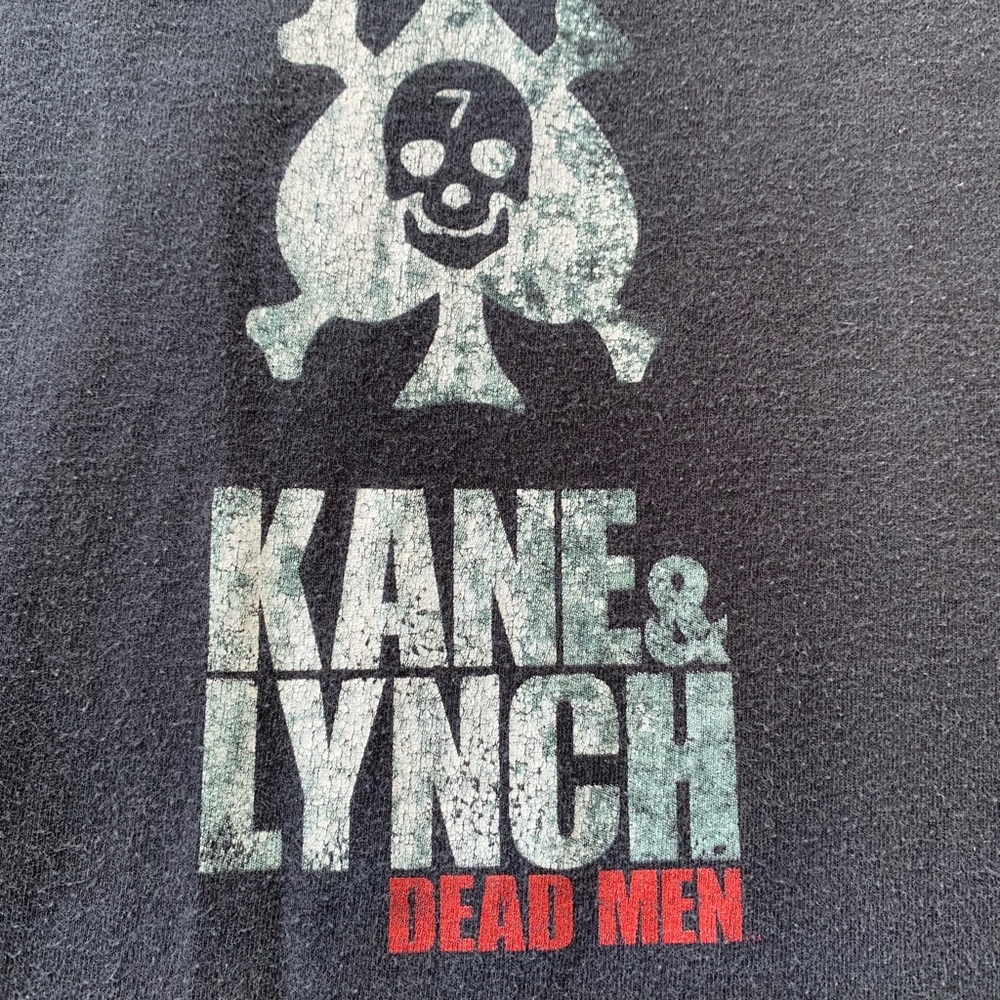 Vintage 2007 Kane And Lynch Dead Men Promo Video Game T-Shirt XL Xbox Ps3 - Picture 2 of 6